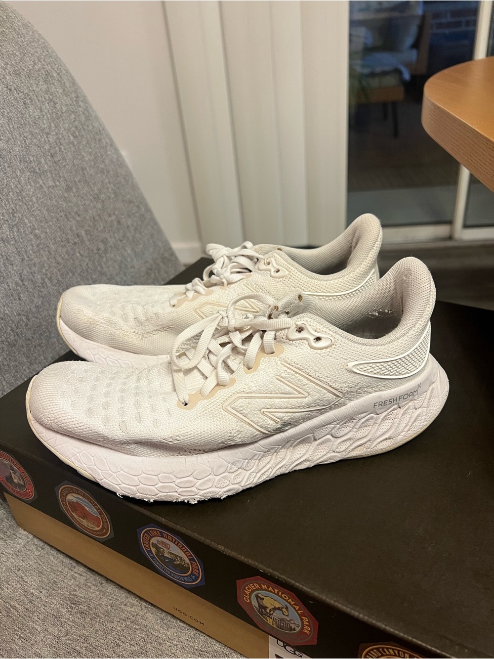 New Balance Women's White Athletic Fresh Foam Trainers